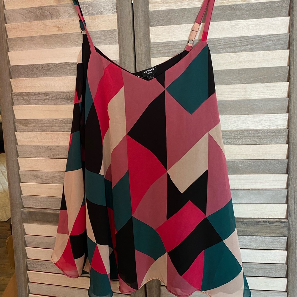 Color Block Shirt From Torrid Size 3